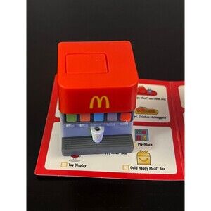 LIL MCDONALDS TOY DRINK DISPENSER SODA MACHINE HAPPY MEAL KIDS COLLECTIBLE RARE